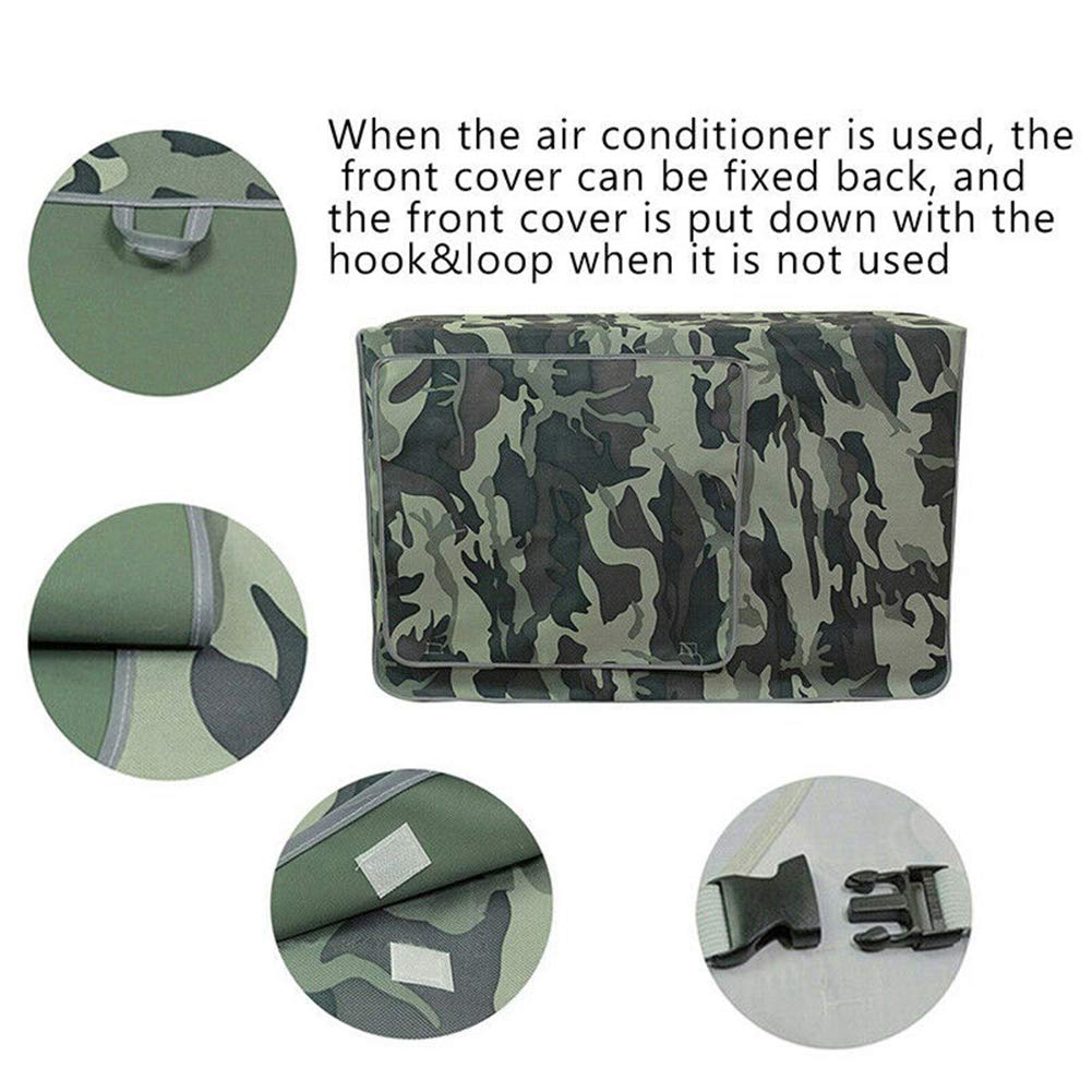 Housse Climatiseur Extérieur Syfunlv | Imperméable Anti-Poussière | Taille 32x55x78cm | Vert