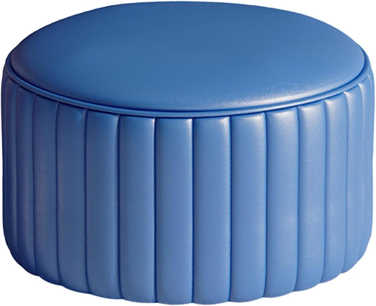 ラウンドフットスツール、ロースツール、安定したパッド入りシート、ラウンドオットマンスツール、出入り口、玄関、アパート用のソフトスツー