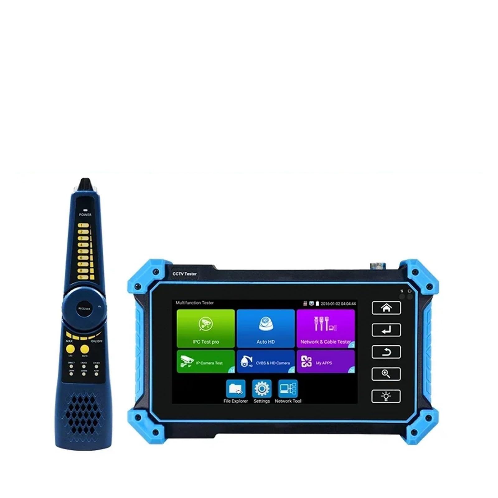 CVFRDD IPC Tester CCTV Tester IPC-5200C Plus 8MP AHD CVI TVI SDI IP Camera Tester Ipc 5100c Plus 5.4" Touch Screen VGA Cable Tester