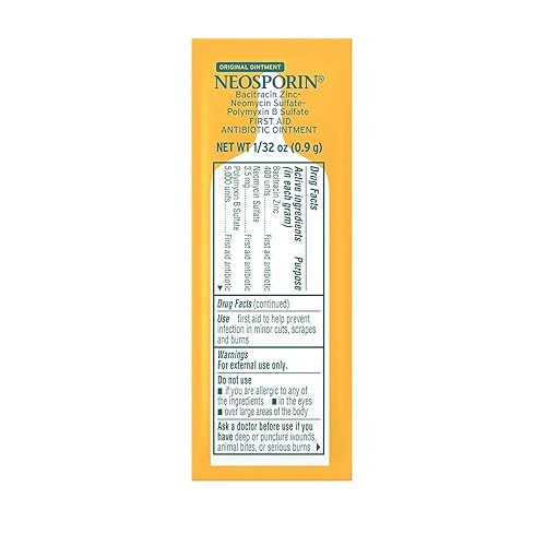 Miniatura 7 de Neosporin 512376900 Ungüento antibiótico.031 oz. Paquete de capacidad (paquete de 144), amarillo