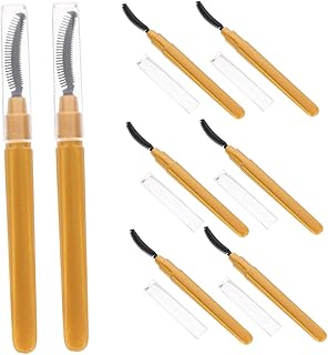 GALPADA 8Pcs Portable Eyelash Brushes with Co...