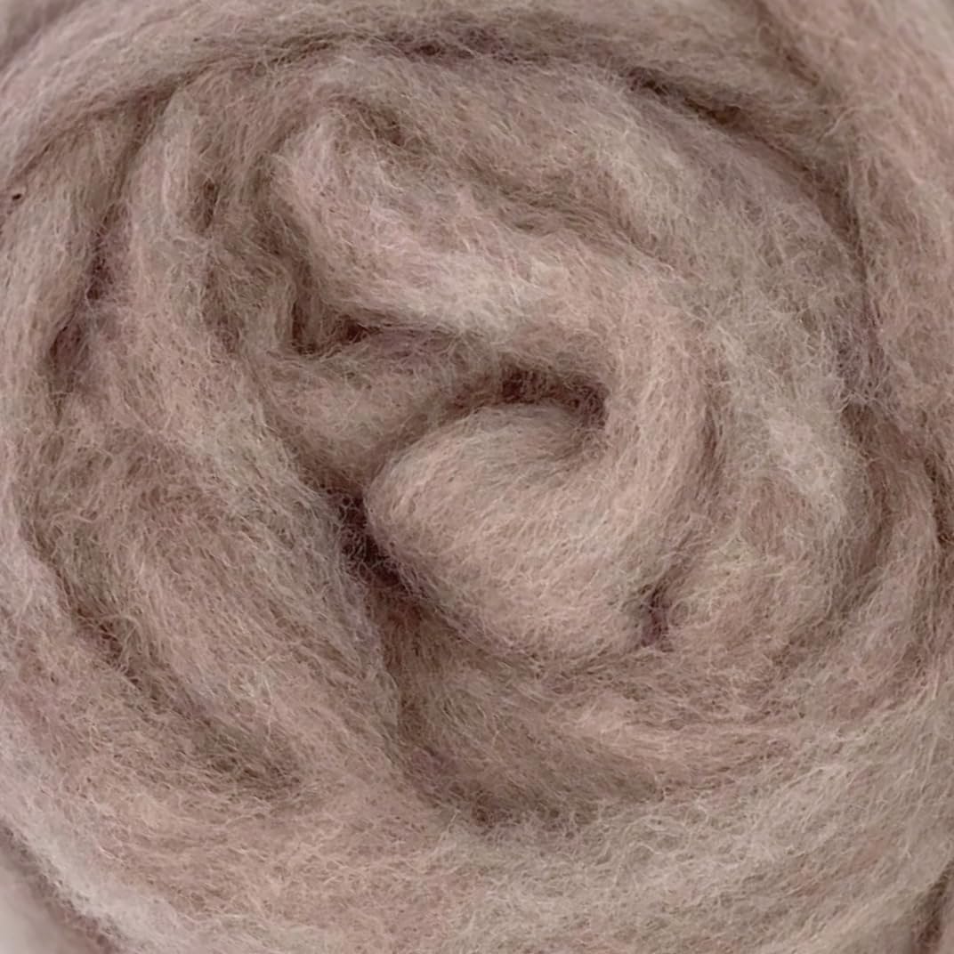 Corriedale Carded Sliver Wool Roving Variety Bundle | Best Core Wool for Needle Felting, Spinning, Wet Felting, Weaving, Dryer Balls, Yarn Roving - Ethically Sourced (Woodland Neutrals)