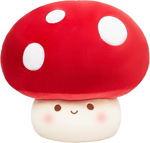 Miniatura 8 de Yulefly Juguete de peluche grande de hongos de 23.6 pulgadas, almohada de peluche de hongo, regalo para cumpleaños y San Valentín (rojo, 23.6