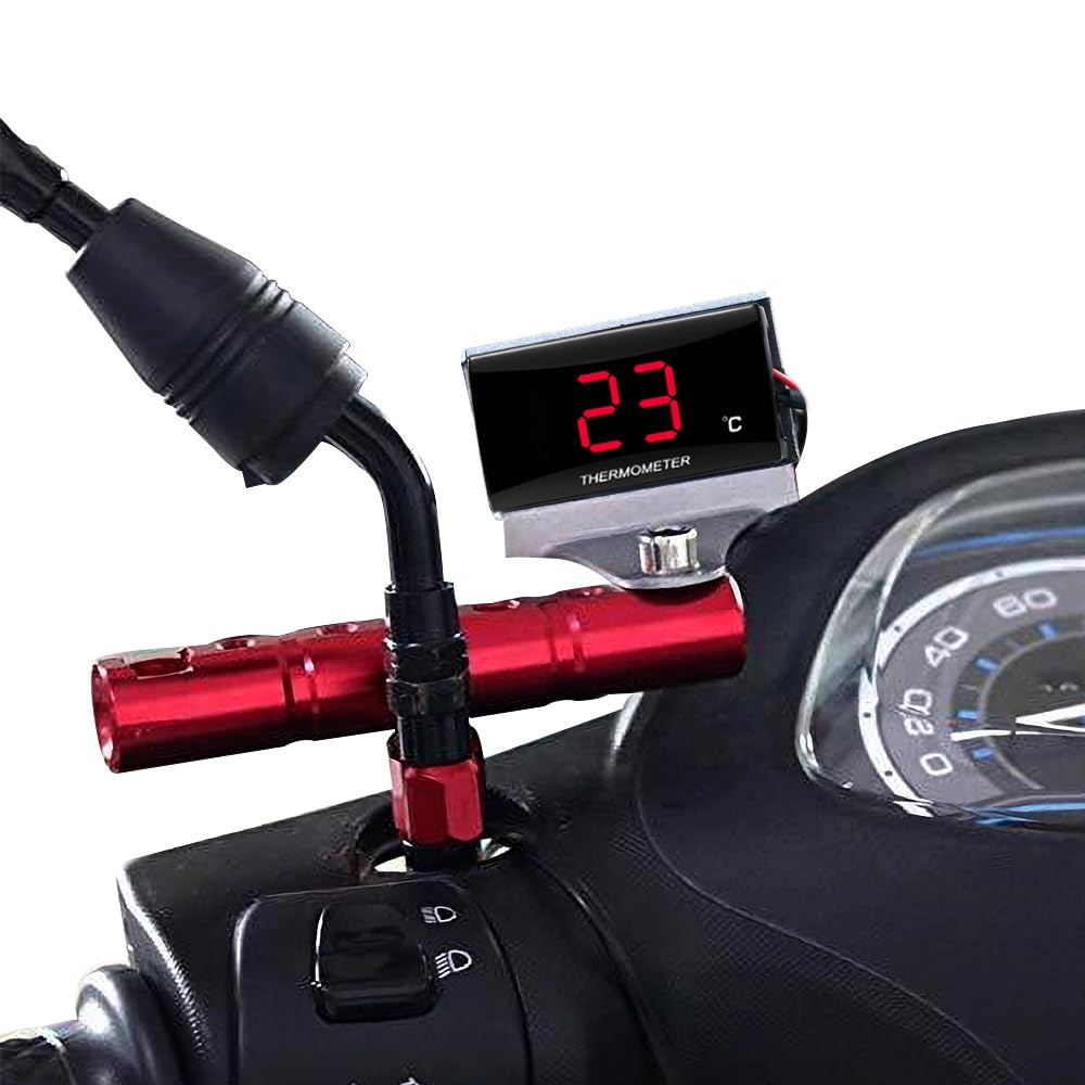 Socobeta Misuratore di Temperatura di Raffreddamento ad Acqua per PC Display puntatore Termometro Misuratore di Temperatura