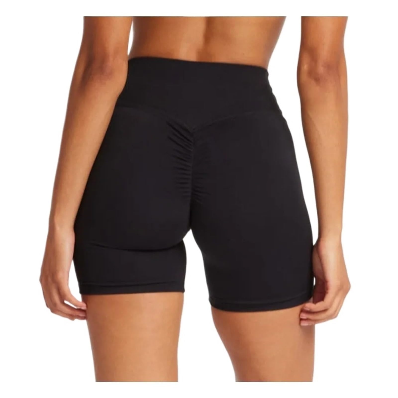 Donne Short da Ginnastica Pantaloncini da Yoga Traspiranti da Donna, Senza Cuciture, for Allenamento e Palestra, Elasticizzati e con Glutei Scrunch