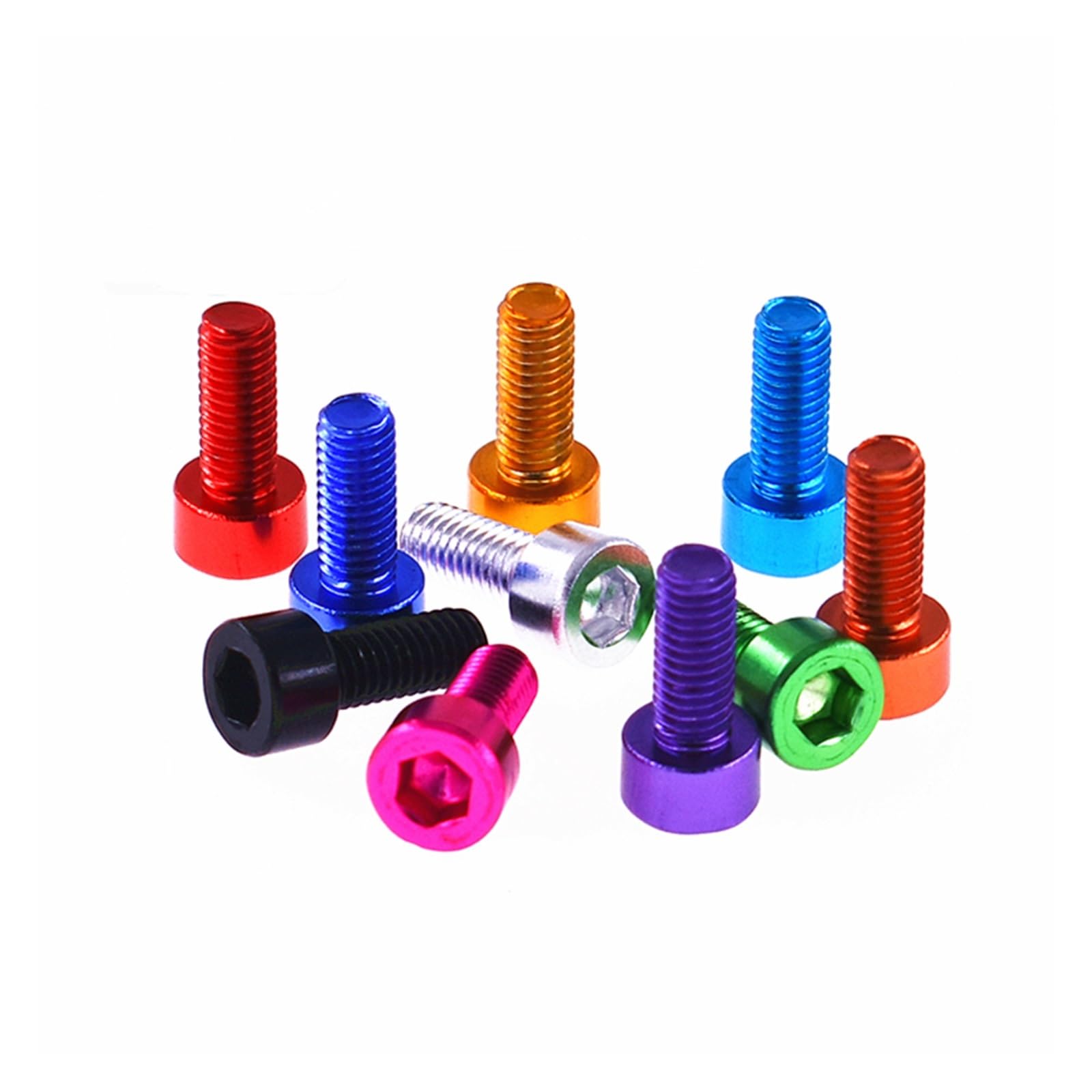 M3 M4 M5 M6 M8 T2 Red Copper Hex Socket Screws - High Conductivity Cylindrical Head Machine Screws