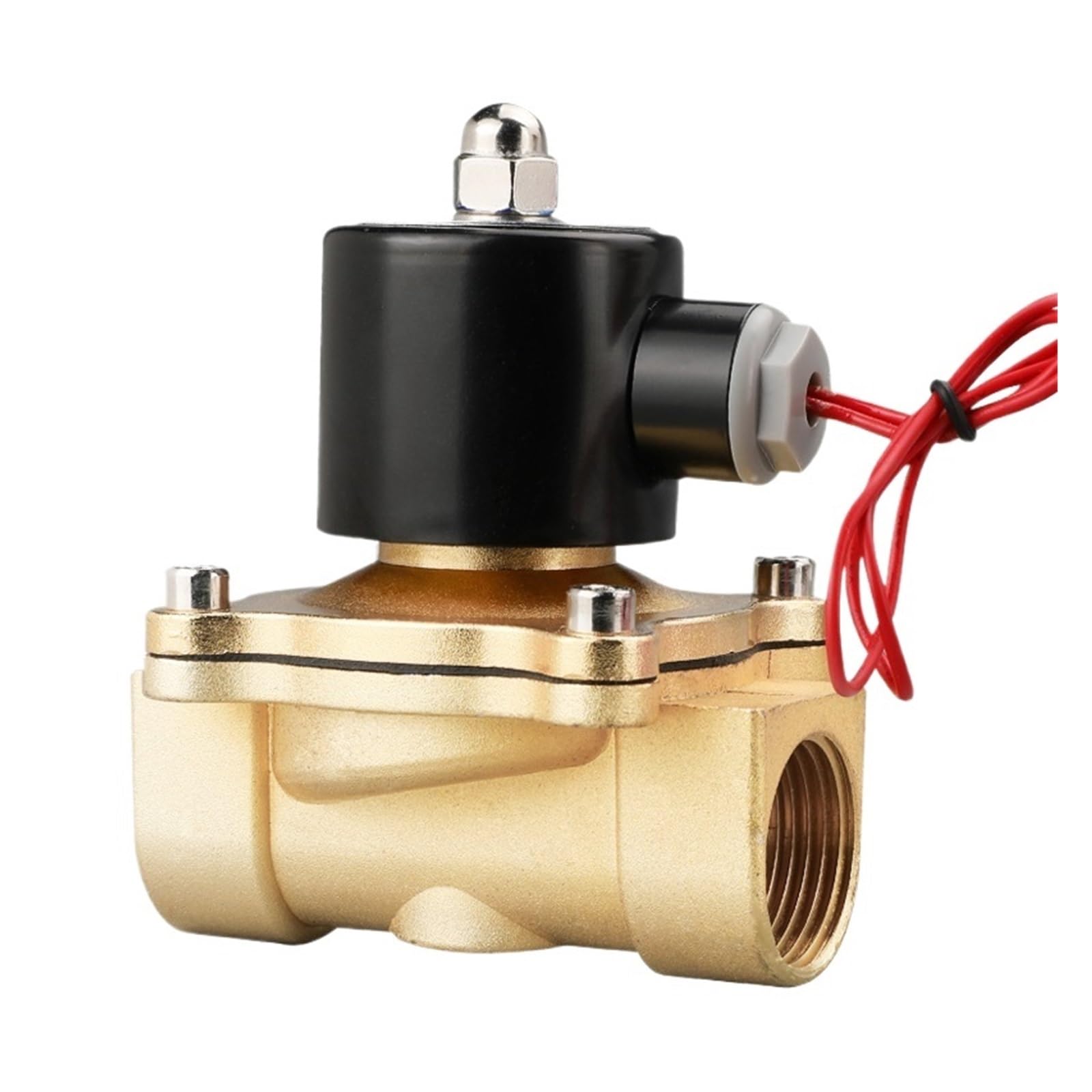 Flglqutsv 1/4 Electric Closed Solenoid Valve, " 3/8" /2" 3/ Dn8/0/5/20/25/50 Normally Pneumatic For Water 2V 24V 220V 0V(",Dc2v)