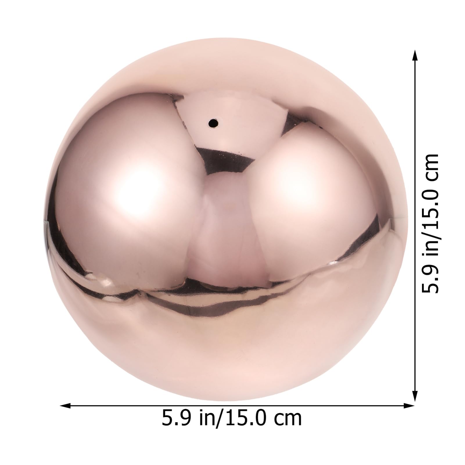 Yardenfun Stainless Steel Garden Mirror Sphere Polished Reflective Outdoor Gazing Globe for Home and Decoration Smooth Finish for Artful Reflection