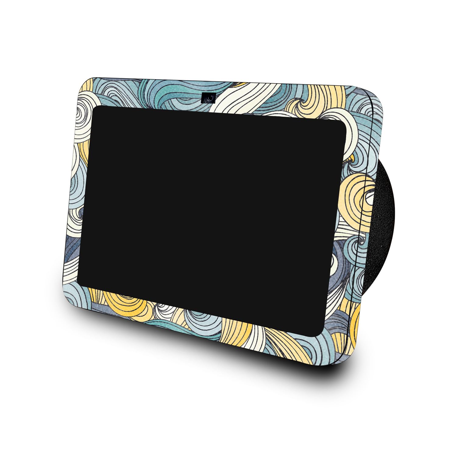 Glossy Glitter Skin Compatible with Amazon Echo Show 8 (3rd Gen, 2023) - Turbulence - Premium 3M Vinyl Protective Wrap Decal Cover - Easy to Apply | Crafted in The USA by MightySkins