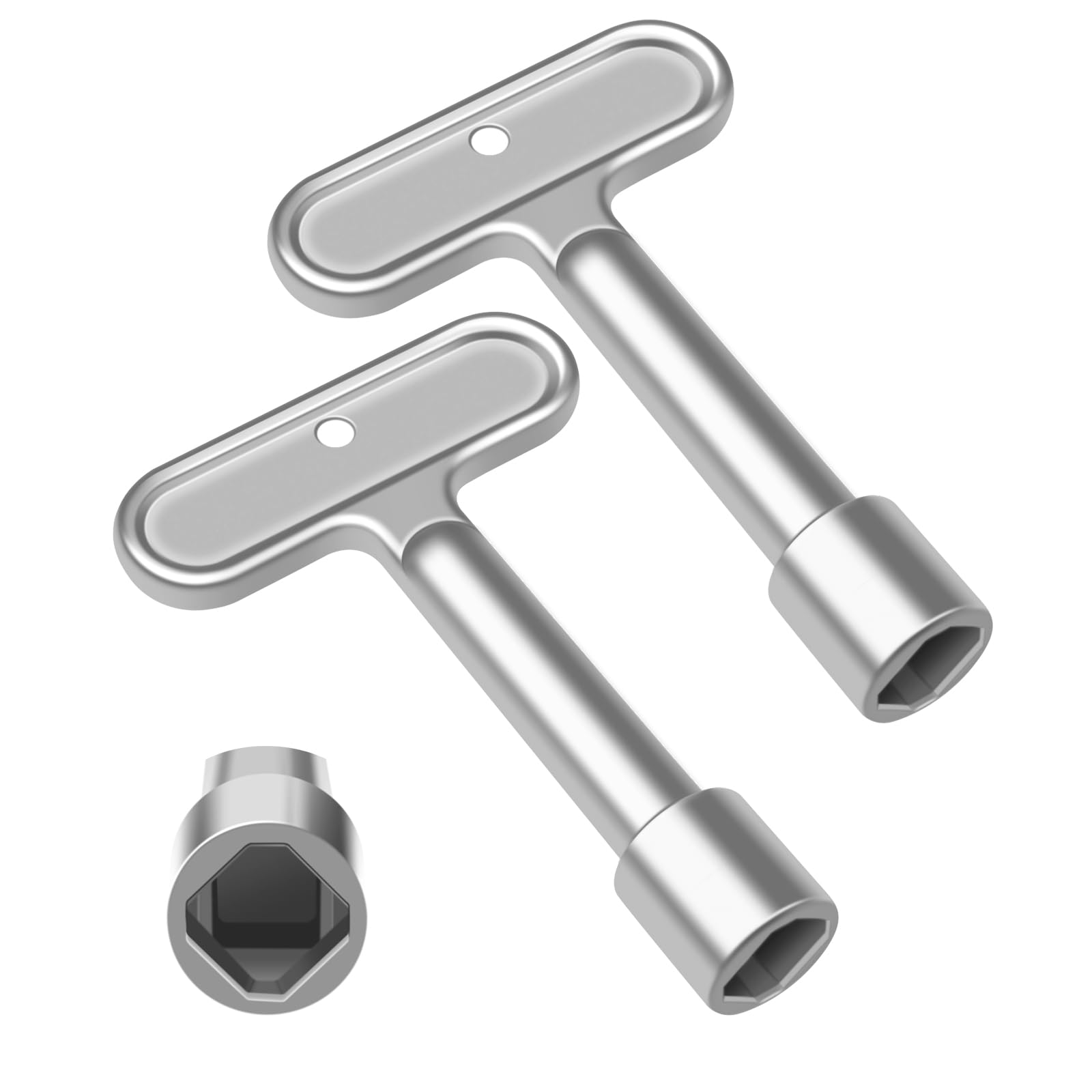 Klucz hydrauliczny 3/20.3 cm, kompatybilny z Zurn P1300-PART-13-KEY Z1300, narzędzie do odcinania klucza wodnego do hydrantu ściennego, blokada kranu zewnętrznego, zawory węża zewnętrznego, klucz do