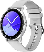 Bettdow Smartwatch Relógio inteligente com Al integrada, atende/faz chamadas, relógio esportivo feminino e masculino de 1,28' à prova d'água IP67, para celulares Android e iOS FB051 (Prata)