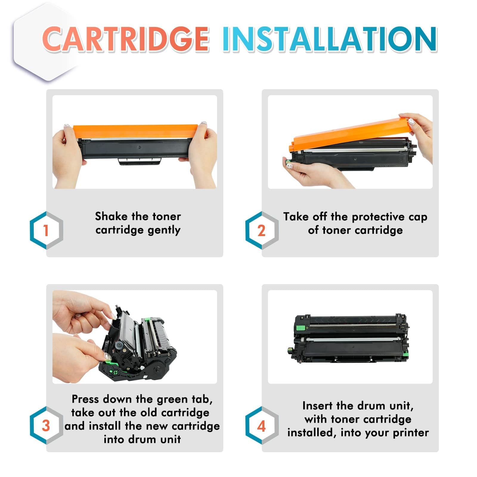 Brother TN-243CMYK Toner 5er-Pack Kompatibel für MFC-L3770CDW DCP-L3550CDW HL-L3210CW