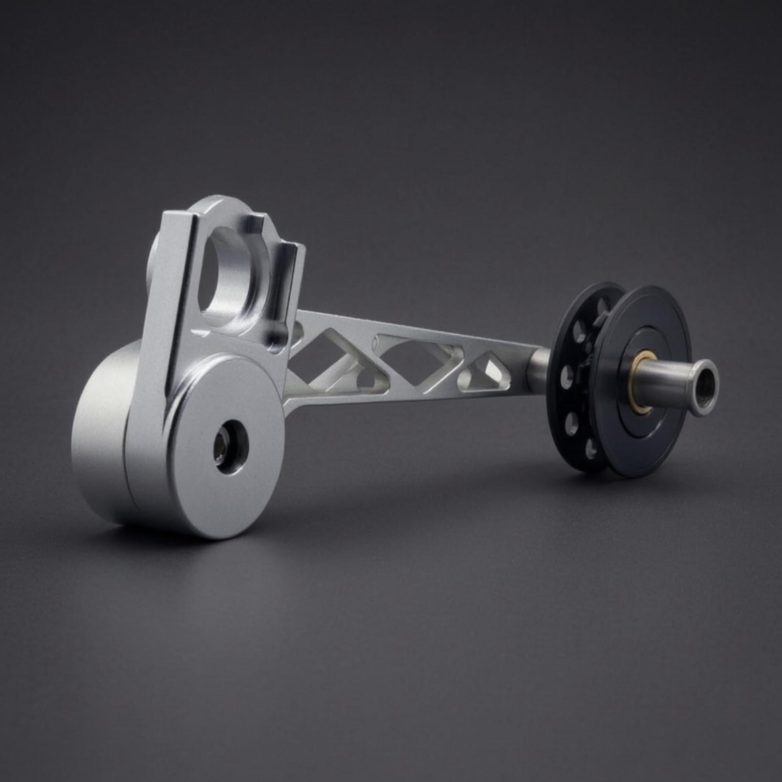 Desviador Trasero RD24 para Bicicleta Plegable Tensor de Cadena Rueda Guía 8T Aleación de Aluminio Fijación con Rosca Movimiento Silencioso Adecuado