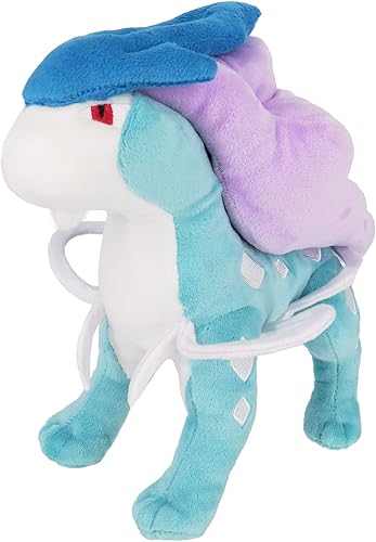 Sanei Pokemon All Star Series PP64 - Suicune Peluche de peluche, azul, morado, 8.5 pulgadas