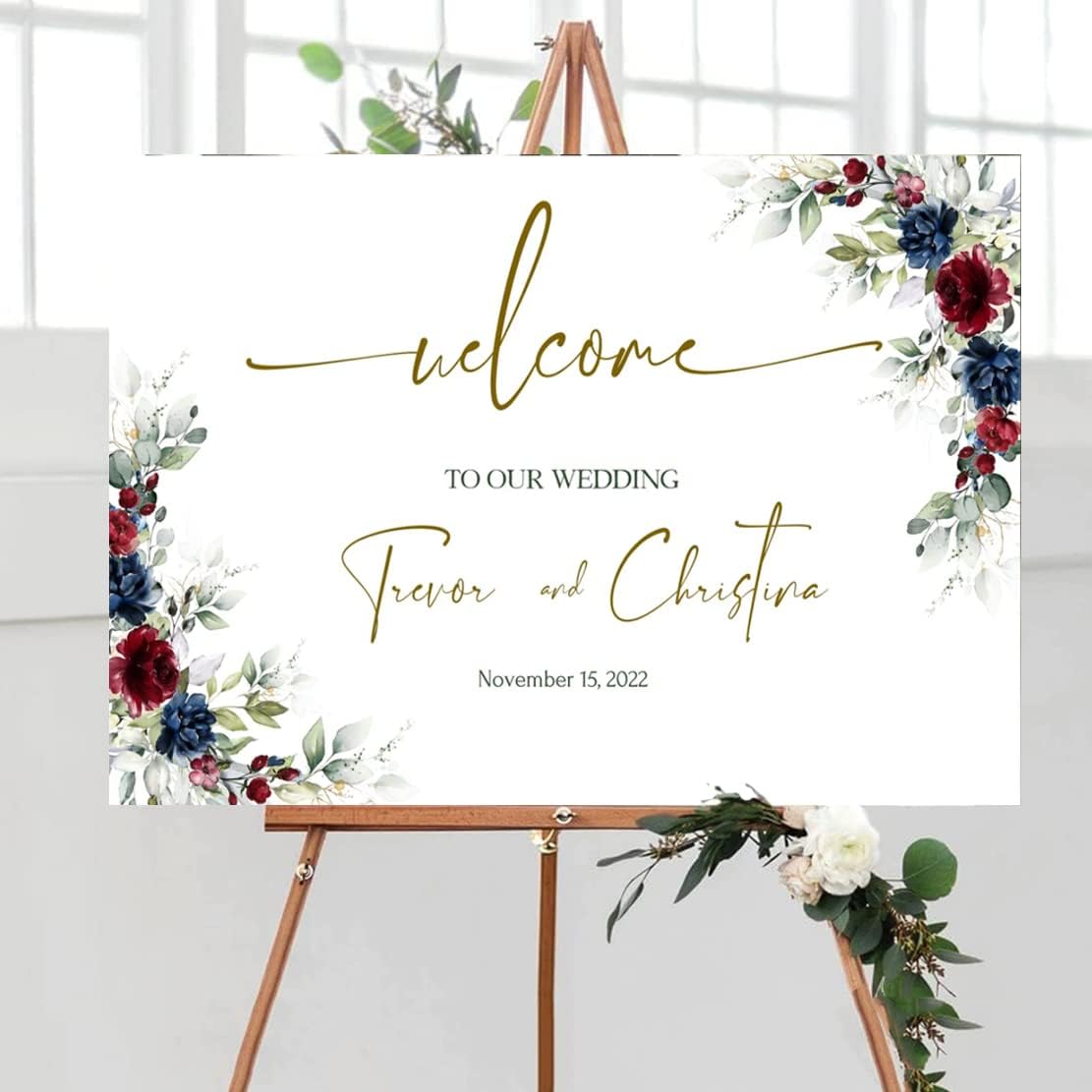 Wedding Welcome Sign, Our Wedding Sign, Welcome To Our Wedding Sign, Wedding Signs For Ceremony And Reception, Welcome Wedding Signs, Minimalist Sign For Wedding #29