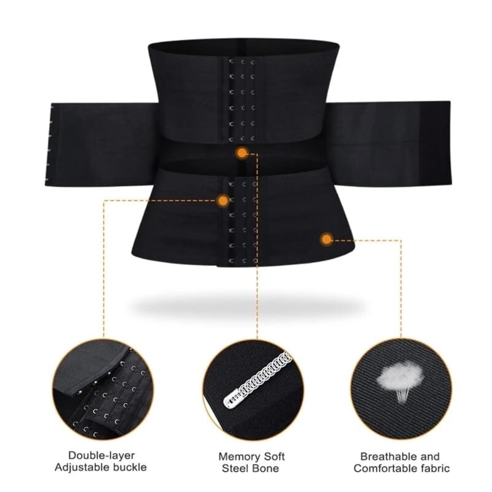 Ceinture de Sudation Ceinture Amincissante Body Shaper Sous-vêtements Correcteurs Pour Le Ventre Ceinture De Maintien Pour La Taille Ceinture Gainante Ceinture Abdominale