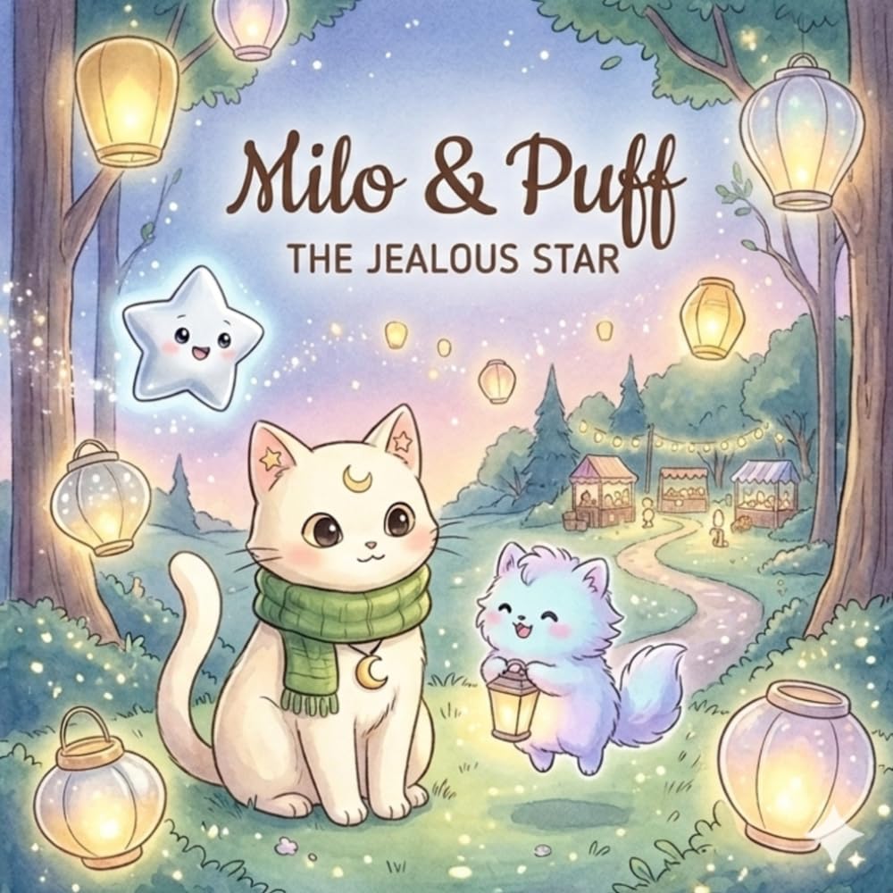 Milo & Puff and The Jealous Star: A Cozy Fantasy Story About Jealousy and Friendship (Milo & Puff Stories)
