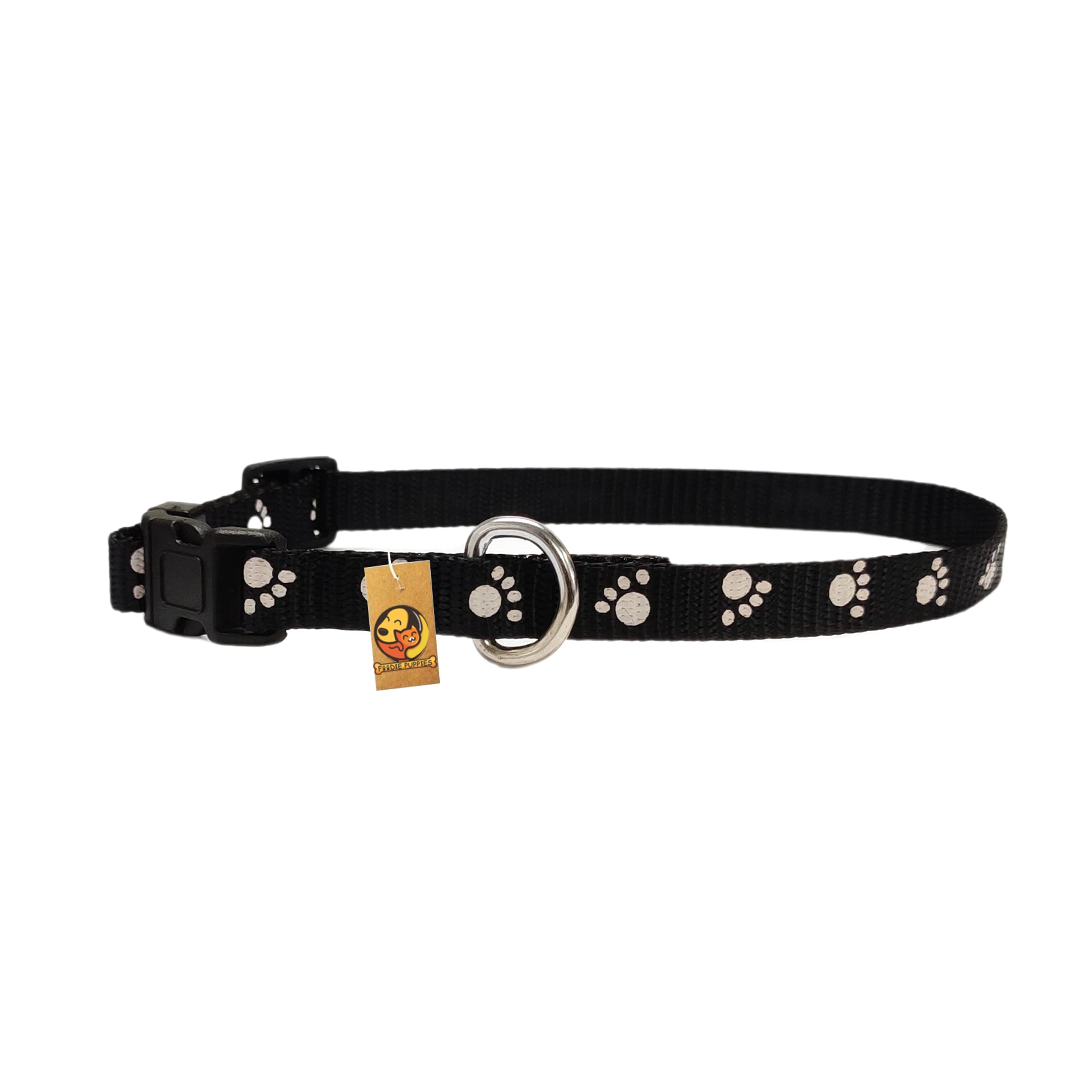 Foodie Puppies Adjustable Length Paw Print Cat Collar, 10mm (Color May Vary) (B08RC2V4LR) Amazon Price History, Amazon Price Tracker