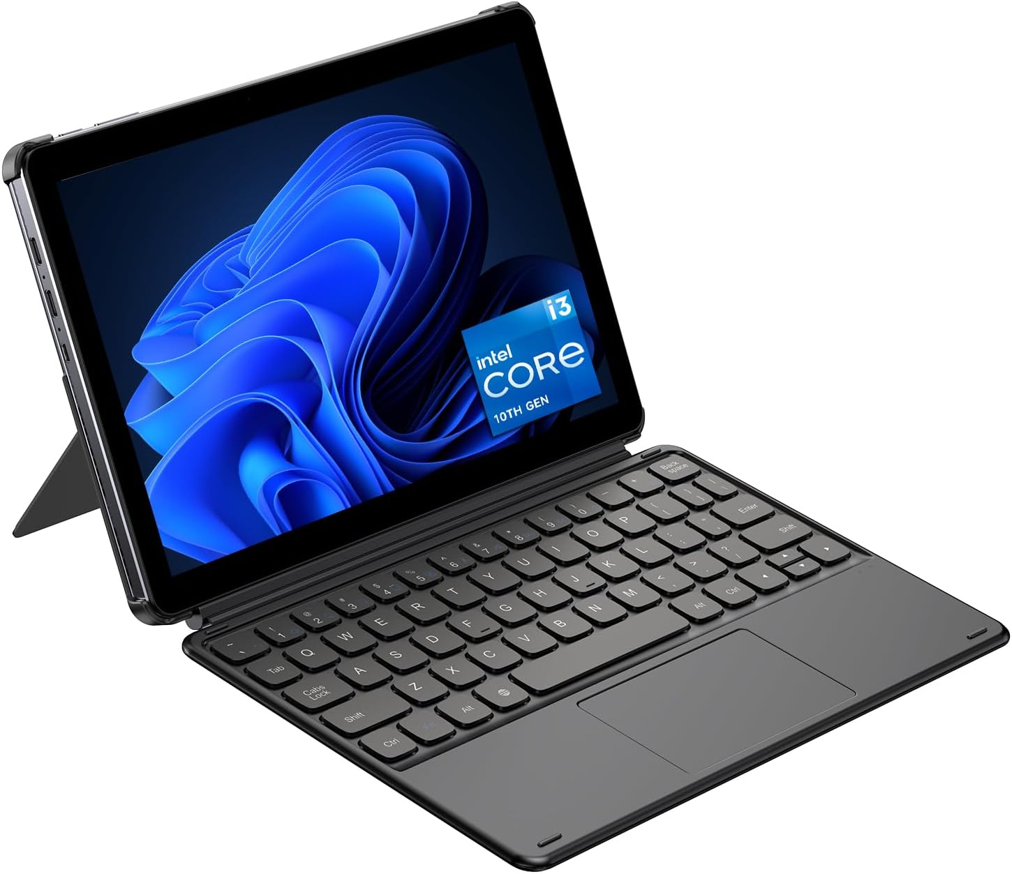 CHUWI 2 in 1 Laptop Tablet, 8GB RAM 256GB SSD, Intel Core i3 (3.9GHz), Hi10 X2 Windows 11 Tablet with Magnetic Keyboard, 10.1” HD Touchscreen Display, 5MP Camera, WiFi 6, Bluetooth 5.3, HDMI