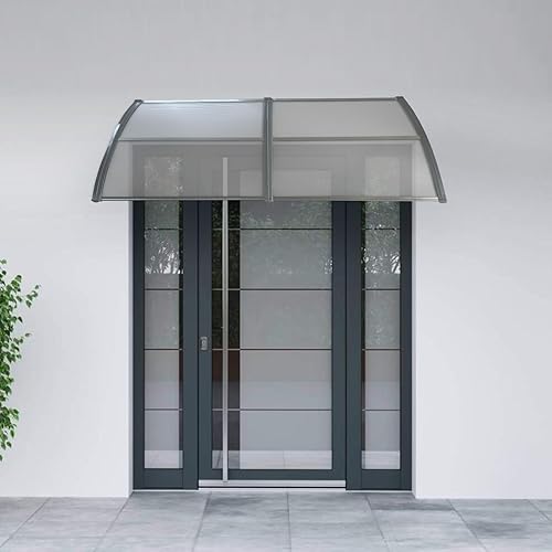 Miniatura 2 de Panana Toldo para puerta al aire libre, toldo de jardín de 80 x 40 pulgadas, toldo para patio, porche, cubierta de refugio de lluvia, 80100200118.1