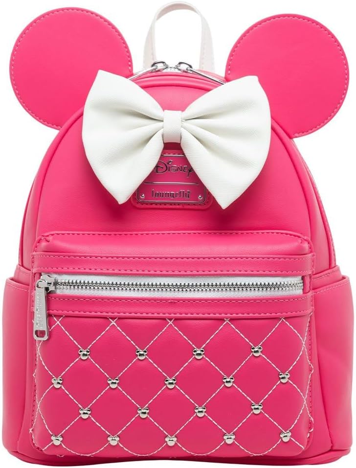 LoungeflyDisney The Minnie Mouse Classic Series Women's Backpack - Glow in the Dark Glowberry