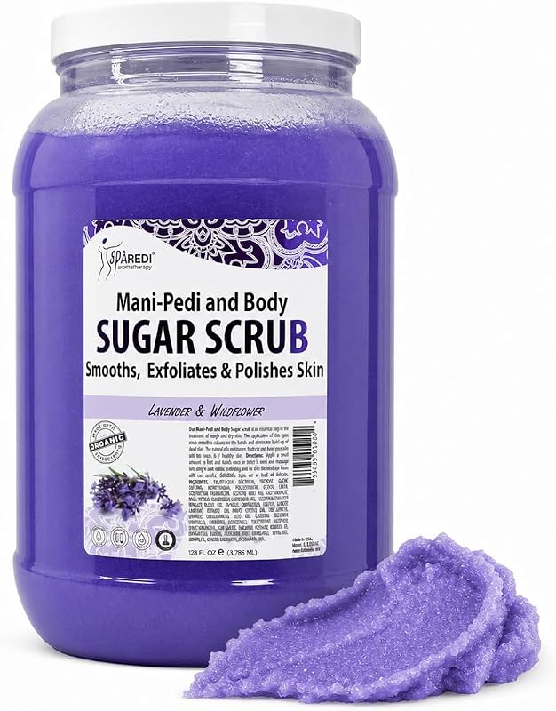 SPA REDI Esfoliante Corporal de Açúcar para Spa e Uso Doméstico, 3,8 L