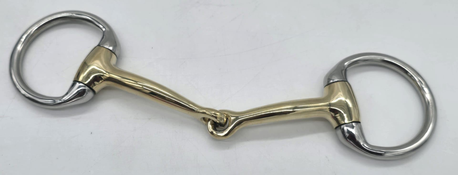 Tysons Breeches Wassertrense D Ring Gebiss German Silver 9,5 10,5 11,5 Super Zart und FEIN verarbeite einfach gebrochen (10,5 cm)
