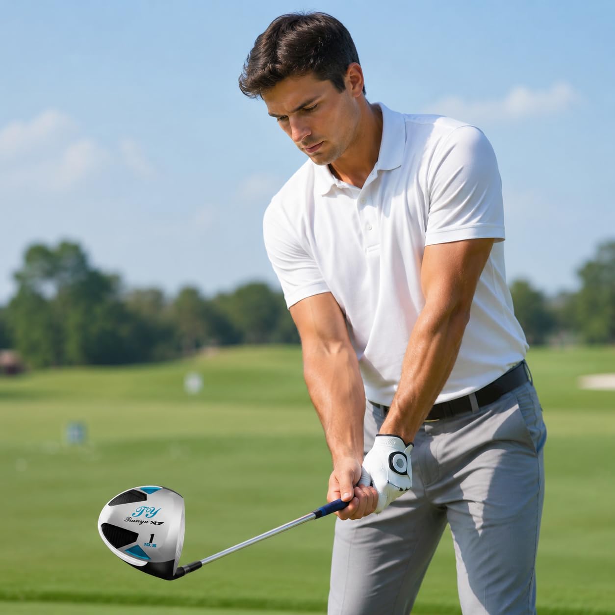 Golfschläger Set Herren Anfänger – Halbes Golfset für Eteiger, Golf Ausrüstungspaket mit Tasche