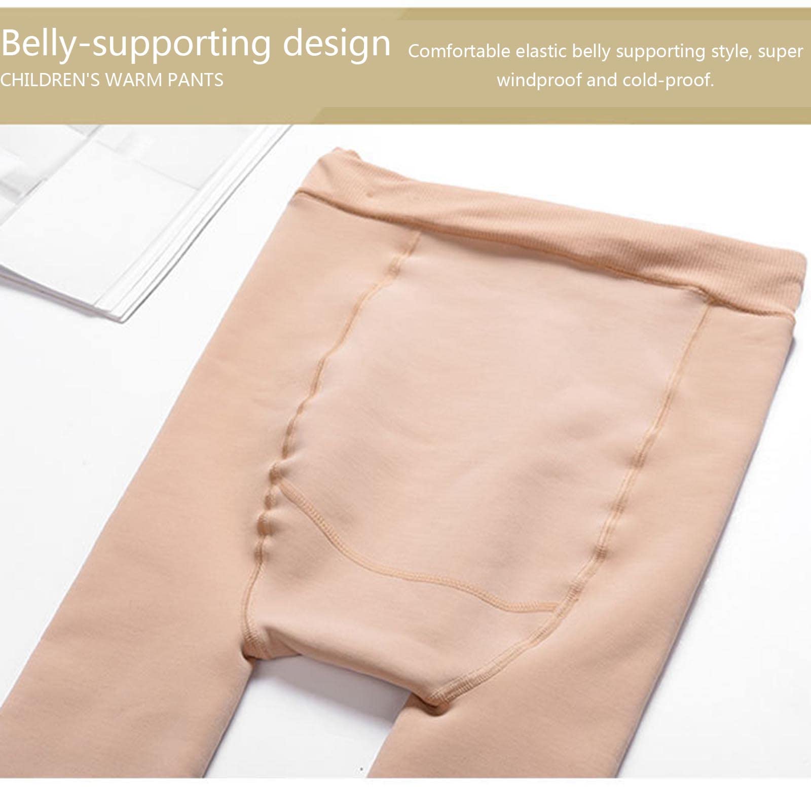 Zimowa moda ciążowa damskie legginsy ciążowe legginsy perforowane regulowany pas biodrowy legginsy polarowe, czarne, dodatkowe majtki