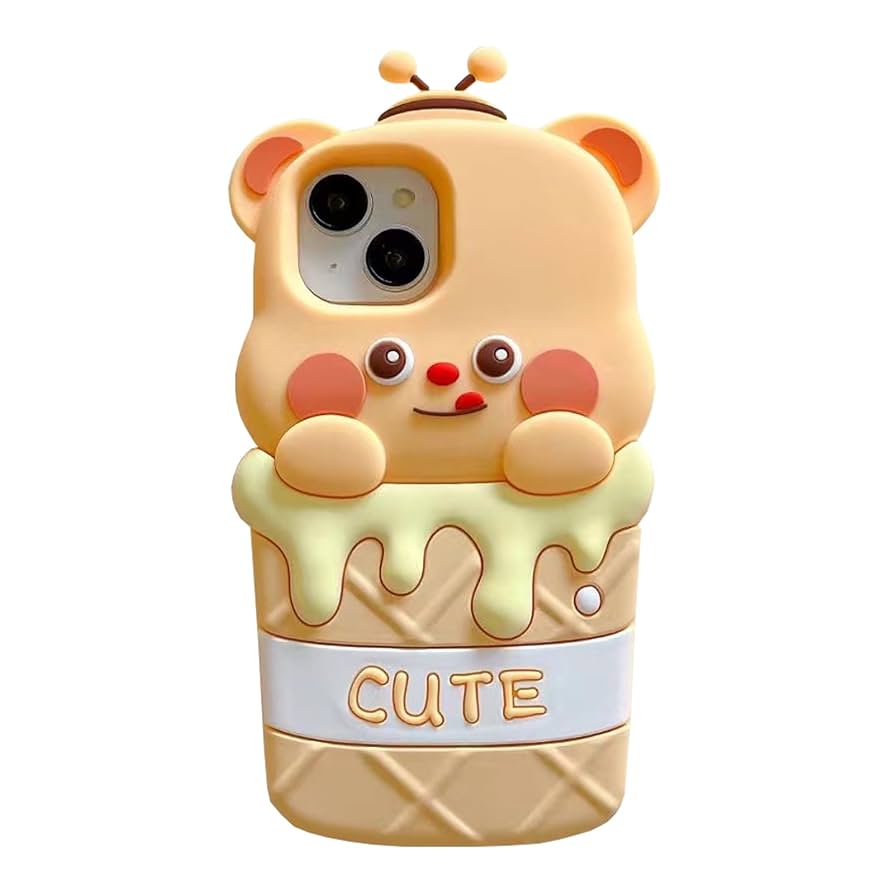 CASETiFY iPhone 15 Pro ケース アイスクリームキャラクター Amazon.co.jp: QoKcoahn iPhone 15 Pro用ケース、かわいい3D