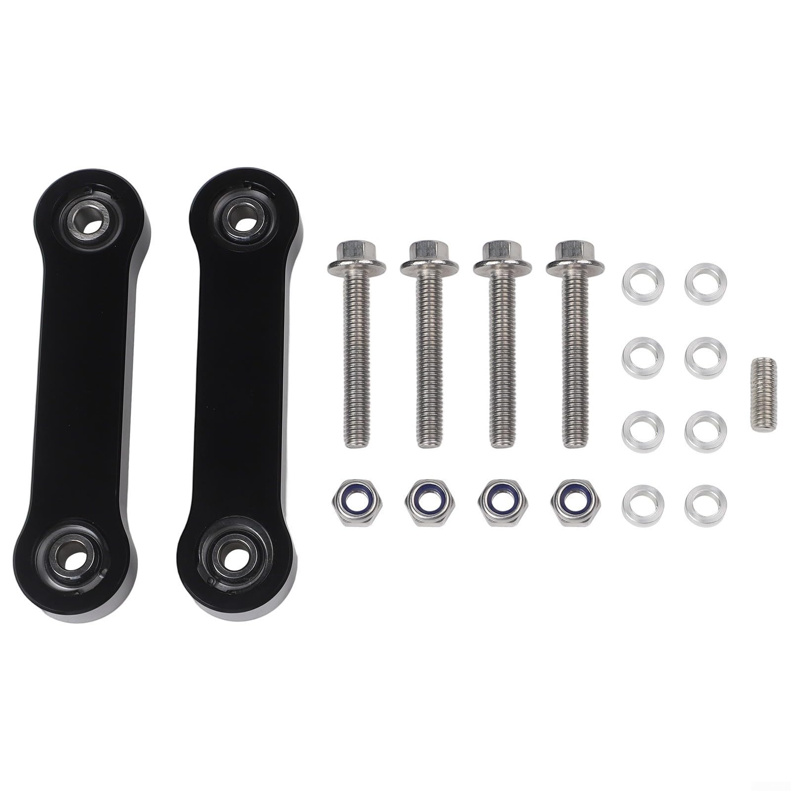Sway Bar End Links für Can Am Ryker 2019 2024, Hergestellt aus robuster Aluminiumlegierung, zuverlässig und (Schwarz)