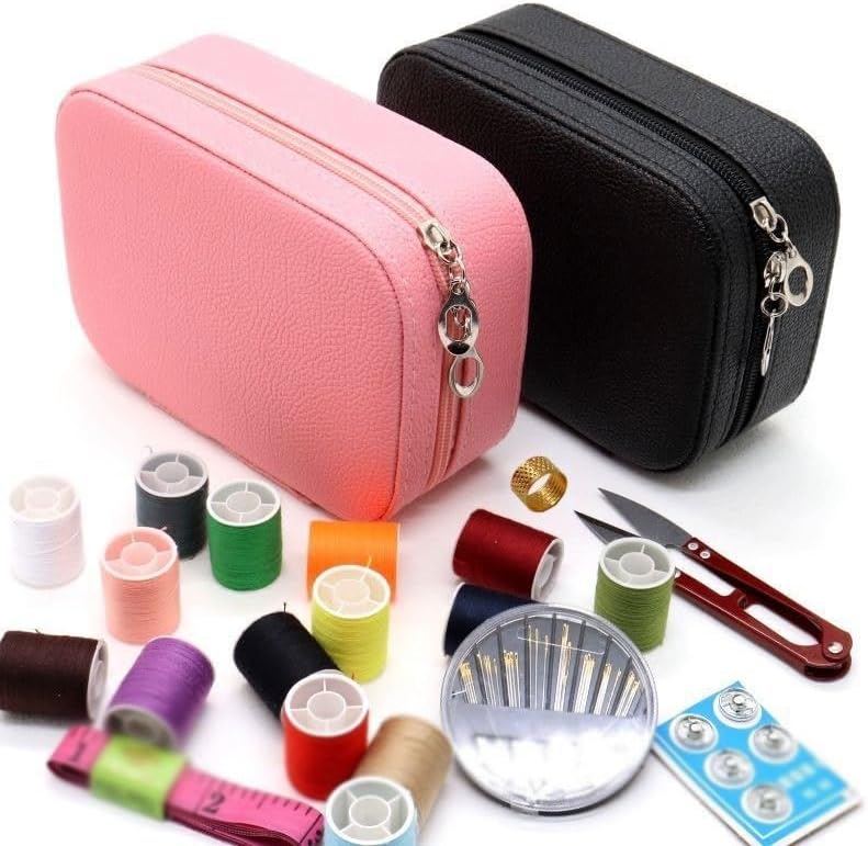MVNOIRE Cortical Sewing Kit Home Patching Thread Tool Portable Needle Bag Mini Storage Box