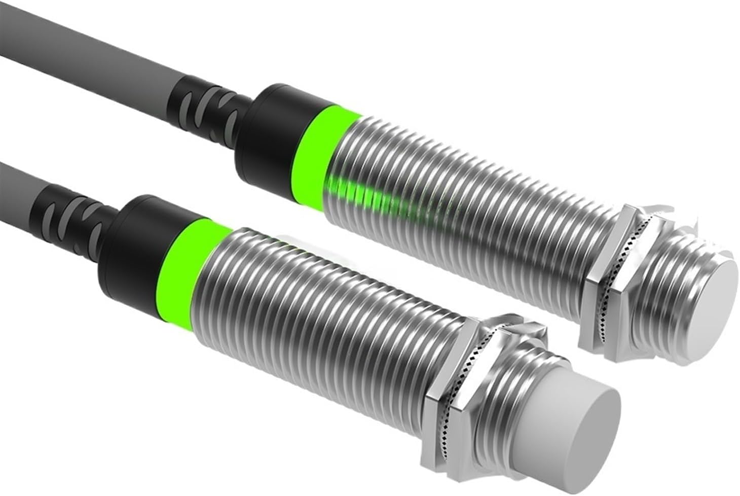 Long Distance Inductive Sensor Metal Proximity Switch M12 NPN PNP NO NC 10-30V DC Flush Non-Flush Sensing Range 4mm 8mm (Color : 8MM DC 3-wire NPN NC)