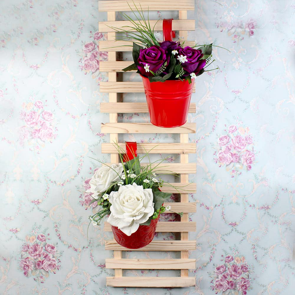 Wonderland Wooden Hanging 4 feet Wall Frame/Planter Stand for Home & Garden, Indoor & Outdoor Use, (B08BQBDF6K) Amazon Price History, Amazon Price Tracker