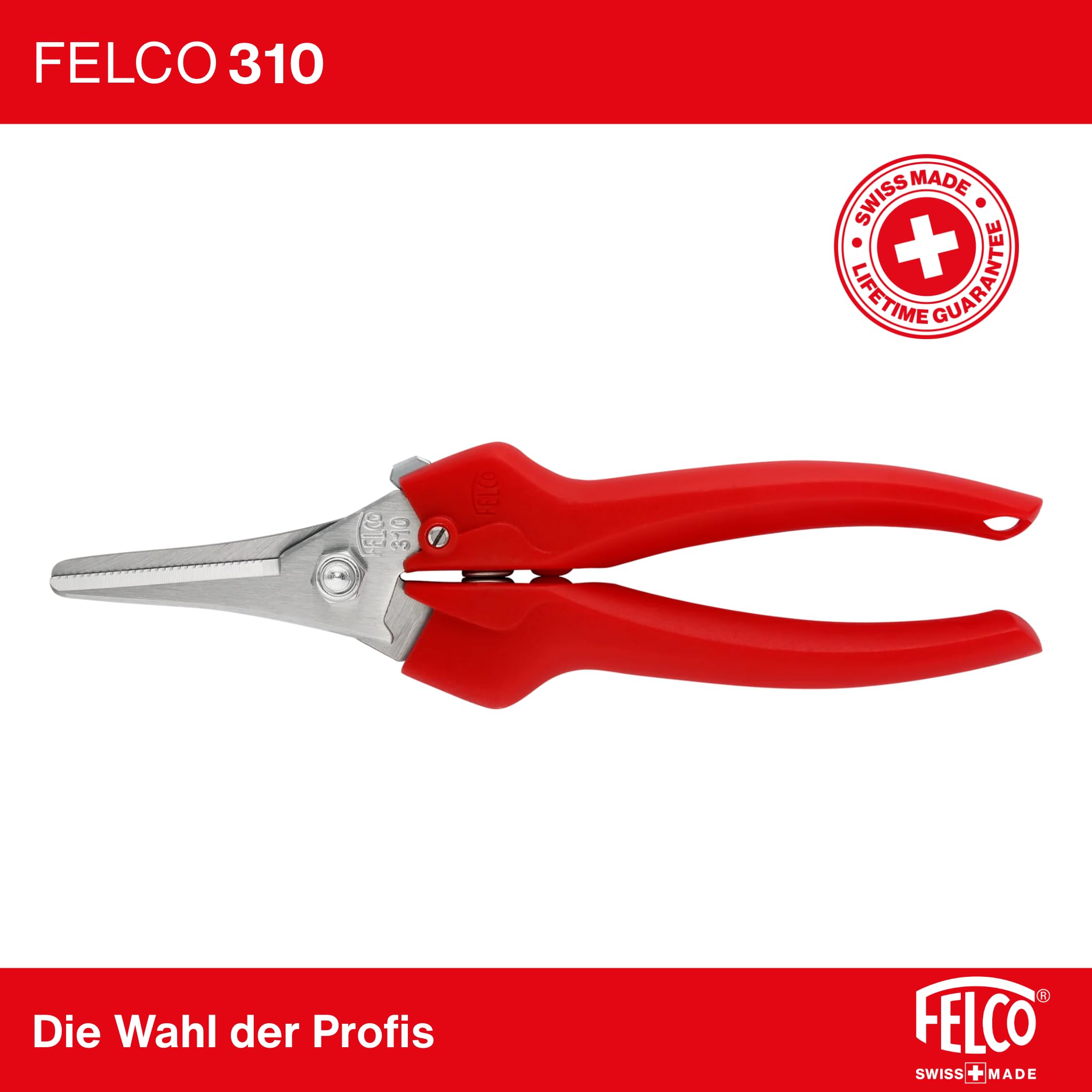 FELCO 310 Ernteschere aus Edelstahl für Obst und Blumen, Schnitt 10 mm – Ansicht 2