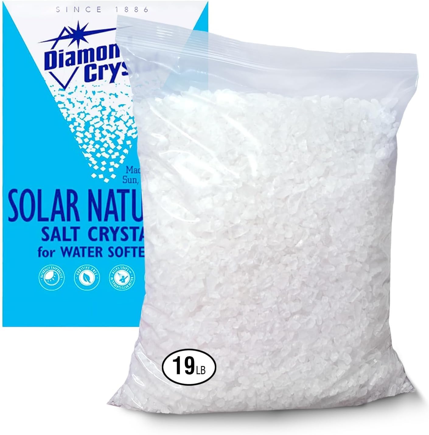 Sоlаr Nаturаl Salt Crystals for Water Softeners 19 lb