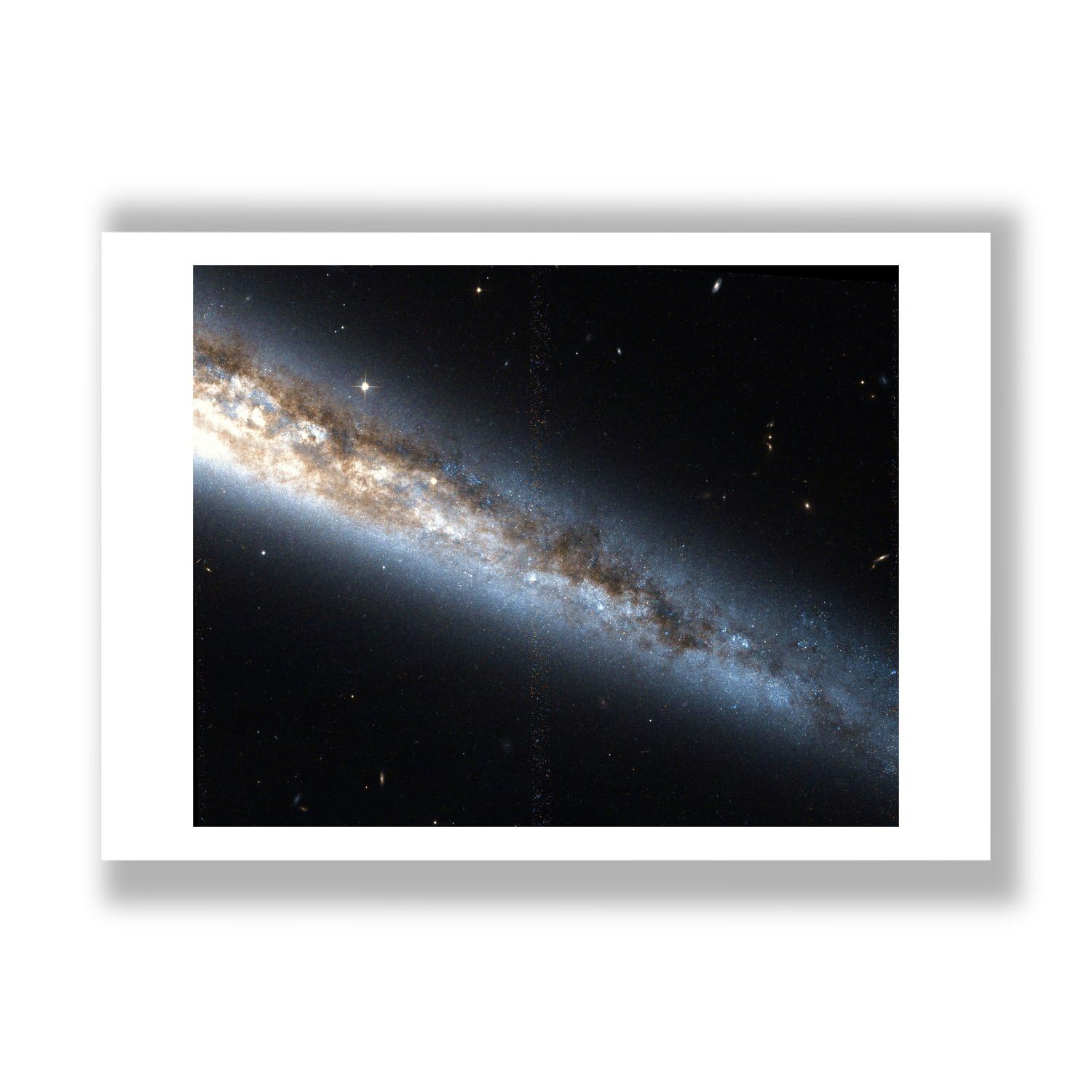 Impression d'art mat NGC 4565 Hubble Spiffing Prints Extra Large - 7