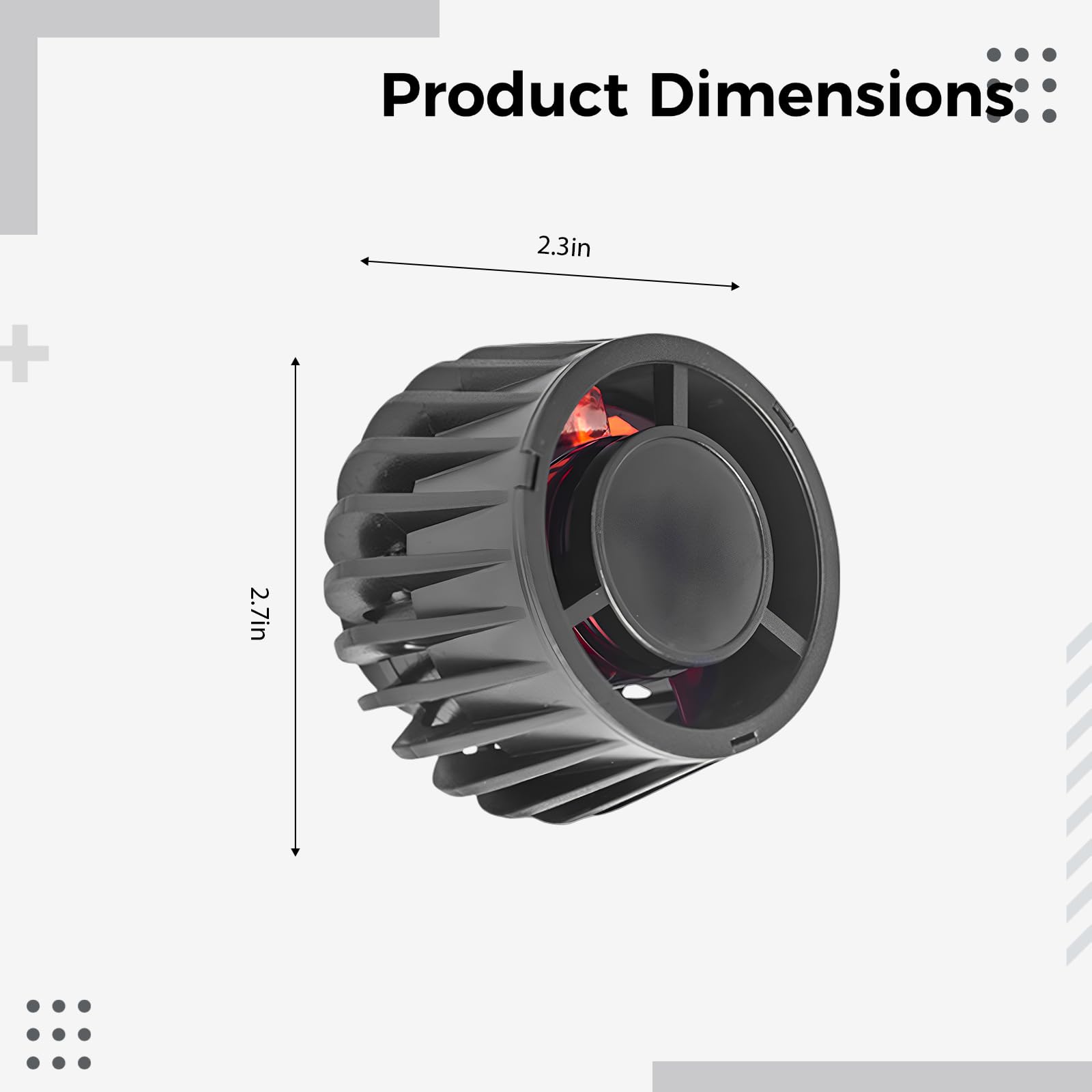 Aquarium Wave Maker YA 8020 W, pompa cyrkulacyjna 8000 LPH z trybami przepływu M1 do M6, regulowane natężenie przepływu, praca DC 24 V dla zbiornika 15,7 do 80 cm, 25,4 x 17,5 x 9,4 cm