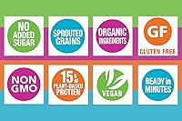 Vista 5 de Aahana's Bombay Masala - Tazón de arroz y lentejas Jaipur con mijo y lentejas, comida vegana, sin gluten, comidas a base de plantas, comidas indias