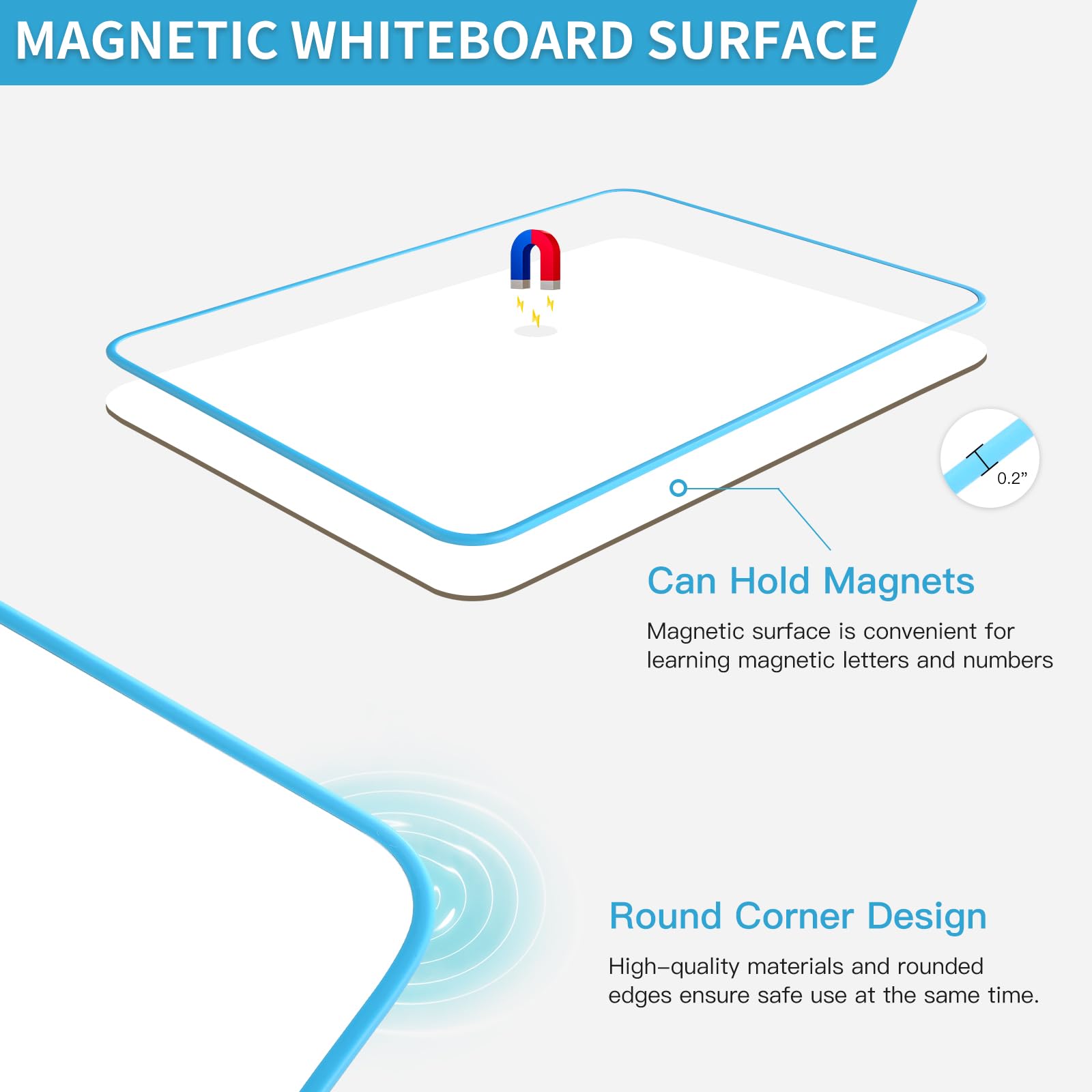 Gomme Magnétique Tableau Blanc Jaune