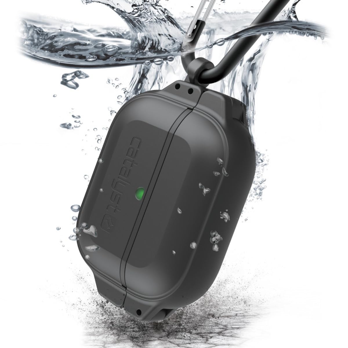 Catalyst - Cover Impermeabile e Antiurto di Protezione Totale, resistente alle cadute, alta protezione per AirPods Pro - Custodia Verde Militare