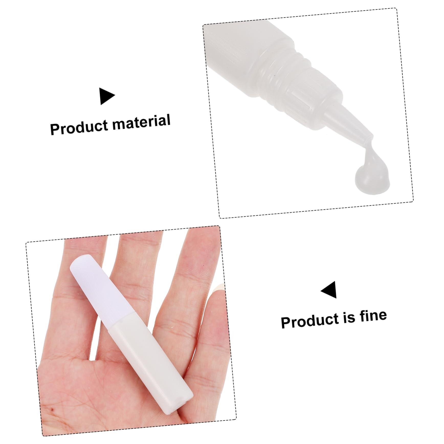 Pegamento Líquido para Manualidades DIY white 6ml, 50 Piezas