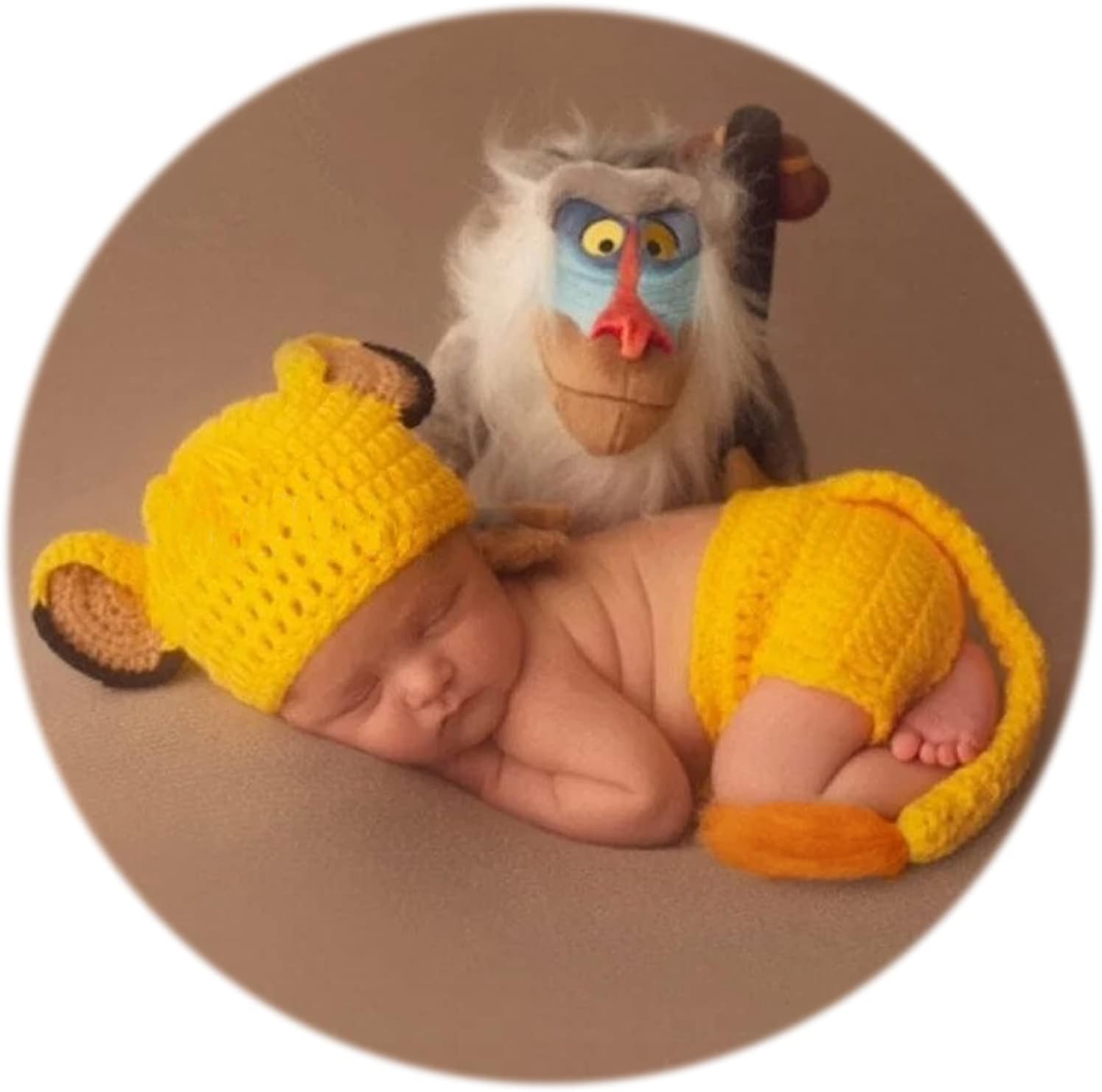 Zeroest Newborn Photography Props Outfits, Crochet Lion Sets