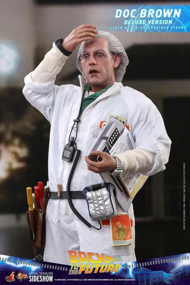 New Hot Toys MMS617 Back to the Future Part III 1/6 Doc Brown Action Figure
