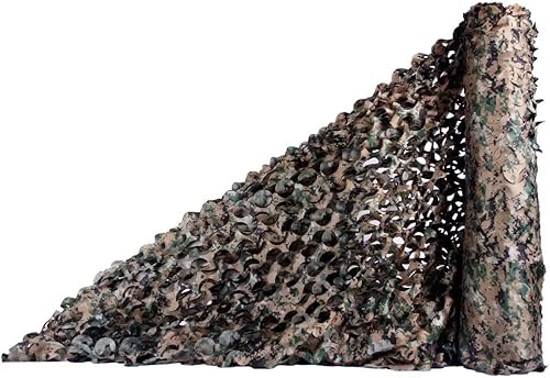 Miniatura 1 de LOOGU - Red de camuflaje de caza, cortina de malla camuflada ideal para protección solar, campamento, tiro, cacería, y más
