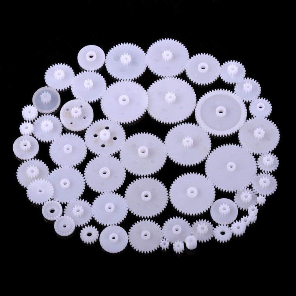 REES52 Plastic Gear 58 Kinds Gear Package Motor Gear Technology Small Production DIY Robot Smart Car Model Robotic Accessory (B08521ZZ6C) Amazon Price History, Amazon Price Tracker