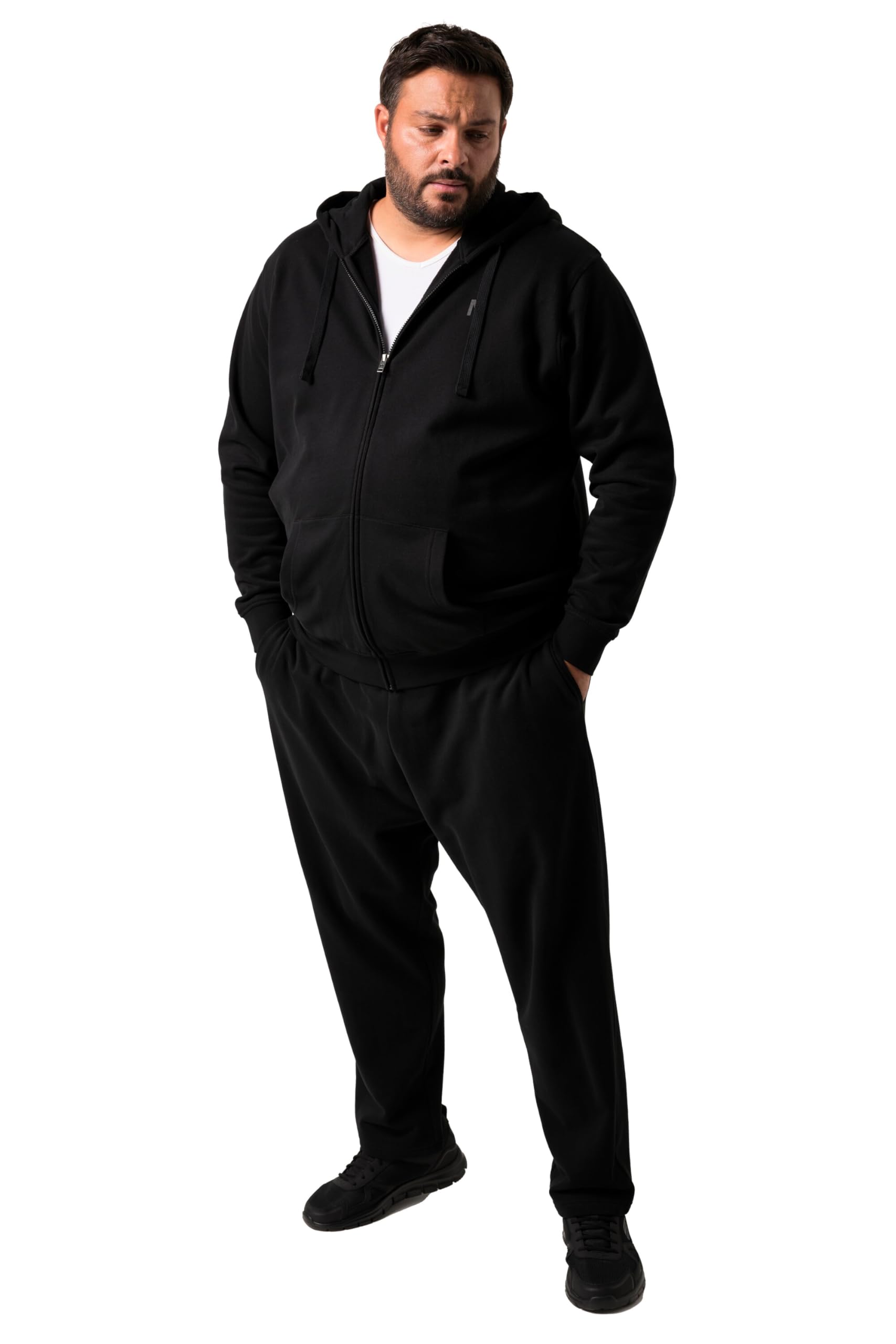 Men Plus Herren große Größen Übergrößen Menswear L-8XL Jogginganzug, Zweiteiler, Kapuzenjacke 842314