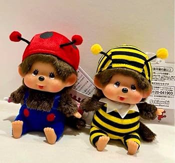 Amazon.co.jp: . モンチッチ 顔でかSSキーチェーン てんとう虫