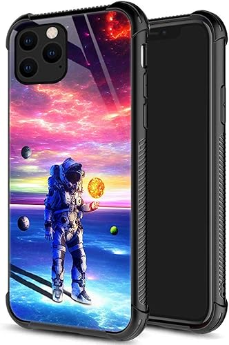 Miniatura 40 de Funda para iPhone 11, protección de grado militar, esquinas a prueba de golpes, funda antiarañazos para iPhone 11, World of Soccer Soccer,Increíble