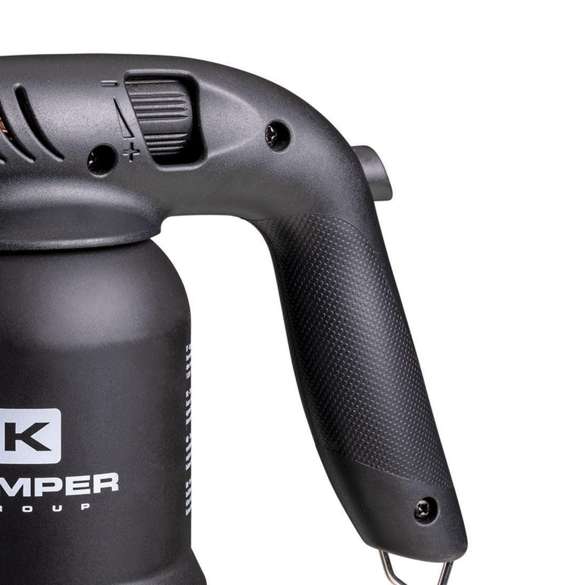 Cannello professionale per saldatura a gas Uso a 360° Accensione piezoelettrica 8 cartucce di gas perforabili EDIZIONE NERA KEMPER